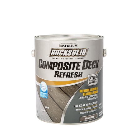 Rust-Oleum Rust-Oleum RockSolid Gray Water-Based Deck Refresh 1 gal 350007